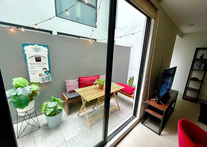 Precioso, Planta Baja Con Terraza En La Del Valle Apartamento México DF
